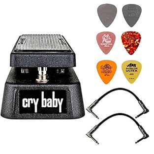The original Dunlop Cry Baby Wah effects pedal Used by greats — from Hendrix to Clapton to Gilmour and beyond Heavy-duty diecast construction for years of reliability 100K ohm Hot Potz potentiometer that allows for that quick, abrupt wah sound Bundle...