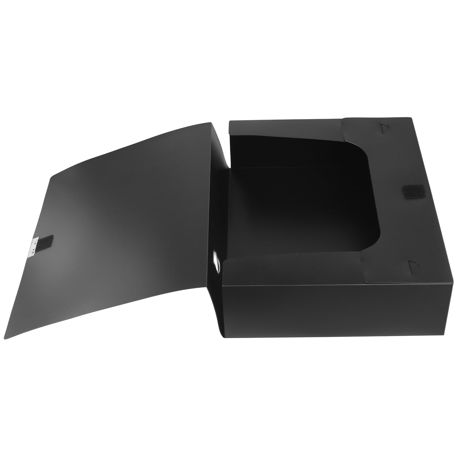 8 archivadores A4, 31 x 23,6 x 7,5 cm, color negro, 700 hojas de capacidad