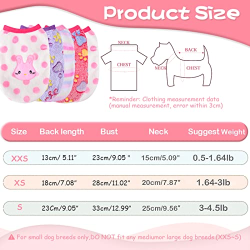 2 Pieces Small Dog Sweaters Chihuahua Fleece Clothes Xxs~S Winter Warm Puppy Sweaters Boys Girls Tiny Dog Outfits For Teacup Yorkie Puppies Extra Small Breed Costume (Xx-Small) #TOP6