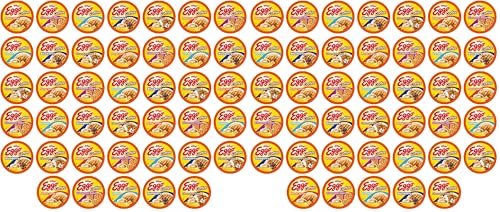 Eggo Beverages Waffle Flavored Coffee Pods Variety Pack Sampler for Keurig K Cup Brewers, Fair Trade Certified, – Chocolate Chip, Cinnamon, Maple Syrup, Blueberry, Vanilla, 40 Count (Pack of 2)