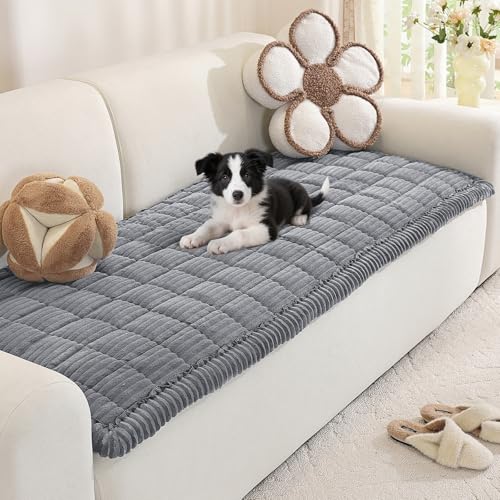 Royhom Couch Cover for Dogs, Non Slip Fuzzy Pet Sofa Covers Washable - image 1