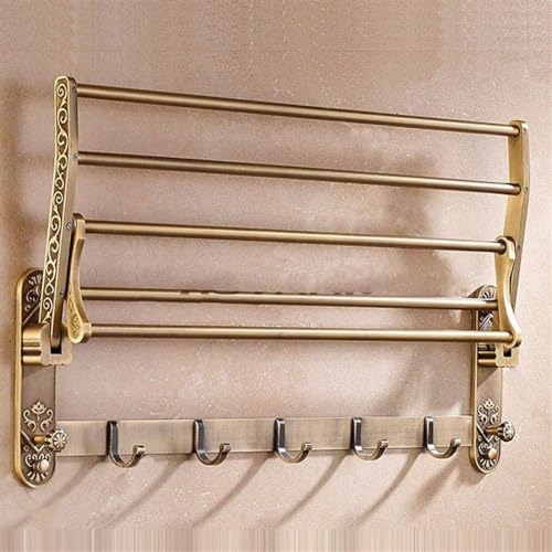 Porte-serviettes de salle de bain pliable pour une routine matinale fluide et zen - 4