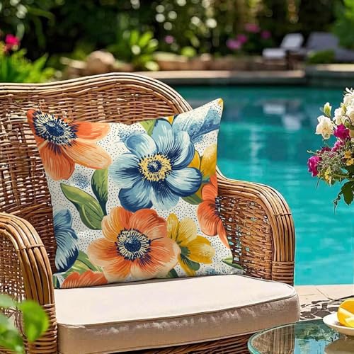 Coussin extérieur imperméable résistant eau et uv pour déco balcon et terrasse - 2