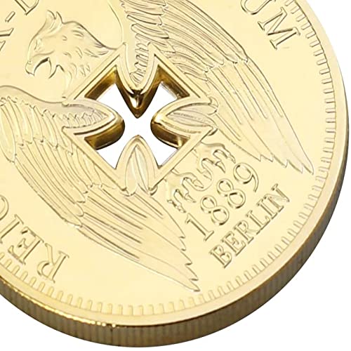 Eterspr German Hohl Gedenkmünze, Kreuz Adler Gedenkmünze, Münze Sammlerstücke, Retro-Handwerk