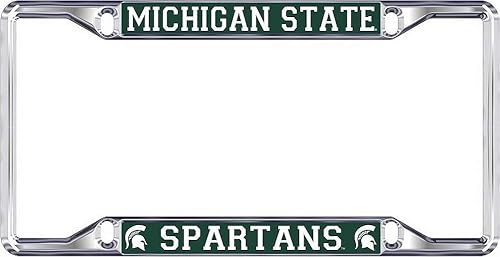 Vista 52 de Marco de matrícula de la NCAA plateado Alabama Crimson Tide Plata