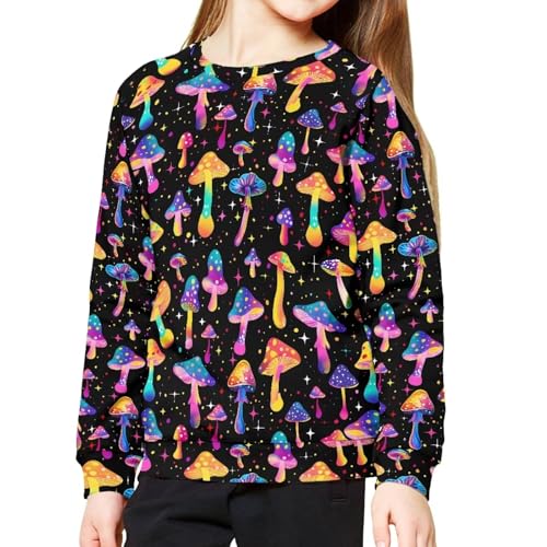 Kids Graphic Crewneck Sweatshirt Casual Long Sleeve Pullover Top4