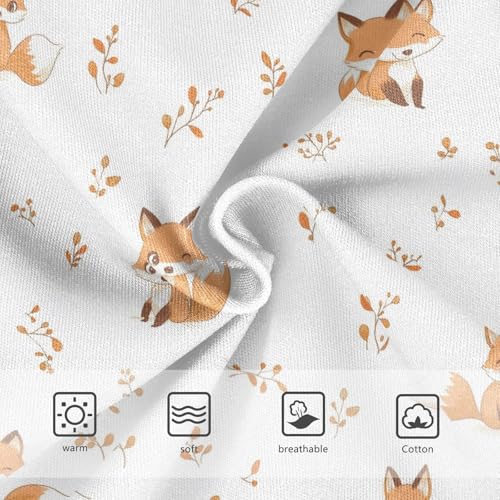 Girls Underwear Soft Cotton Cute Fox Kids Panties in Sizes 2/3t, 4t, 5t, 6 and 83