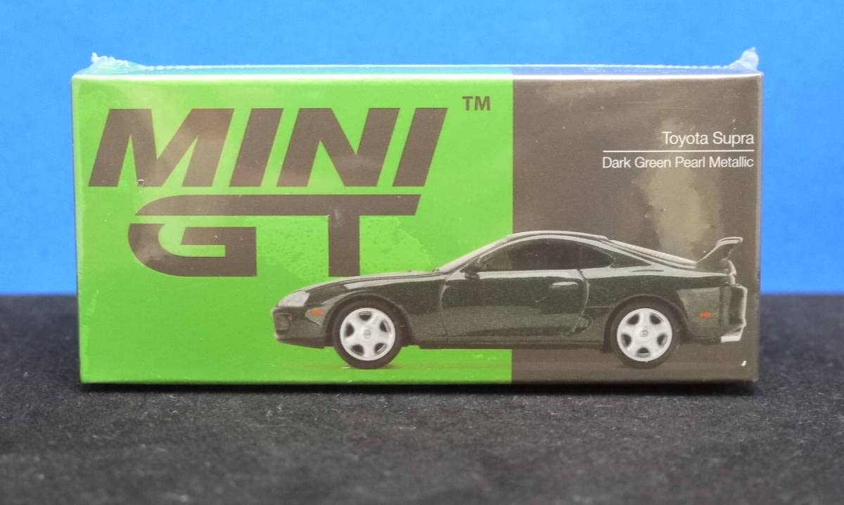Amazon | 1/64 MINI-GT トヨタ スープラ ダークグリーンパール