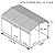 MUPATER 10 x 15 FT Metal Carport, Outdoor Heavy Duty, Garage Car Shelter Shade with Metal Roof, Frame and Bolts for Car, Truck and Boats, Grey