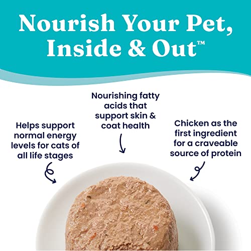 Image of Solid Gold Tropical Blendz Wet Cat Food - Chicken Pate in Coconut Oil - Canned Cat Food, 32 Pack