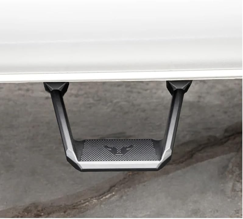 Aluminum Black Side Steps – Compatible with 2005–2024 Toyota Tacoma Single & Double Cab – Nerf Bars, 350 lb Load Capacity (Set of 2)