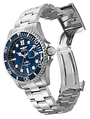 Invicta Mens Pro Diver Quartz Watch, Silver, 30019