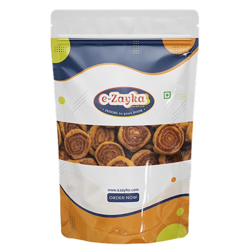 e-Zayka Bhakarwadi | mini bhakarwadi 400gm | bhakarwadi namkeen | Indian Snacks | Crunchy | In- between Meals & Evening Snacks | 400gm (Pack of 1) (B0CM9F2HFP) Amazon Price History, Amazon Price Tracker