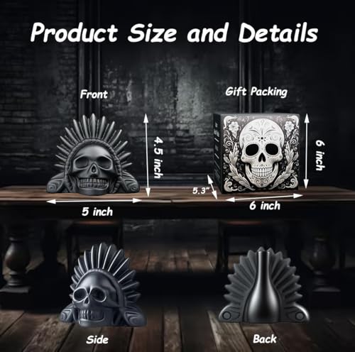 Aztec Death Whistle Aztec Whistle, Office White Elephant Gifts, Authentic Skull Scream Sound – Loud Scary Horror Whistle for Pranks, Halloween, Survival, and Stocking Stuffers - Image 4