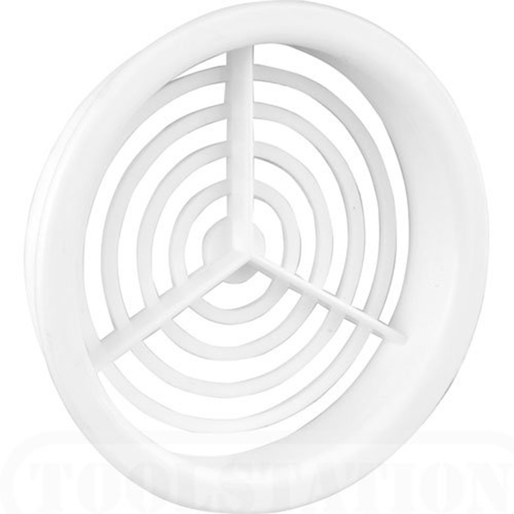 Map White Round Soffit Vent