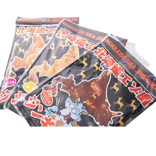 エゾシカ 鹿肉 ジンギスカン3種セット (しょうゆ みそ トマト たれ 味) 各500g (鹿肉300g タレ200g) 高タンパク 低脂肪