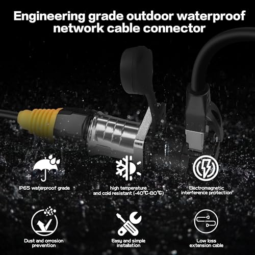 YACSEJAO RJ45 Interface Waterproof Sockets Connector - Image 4