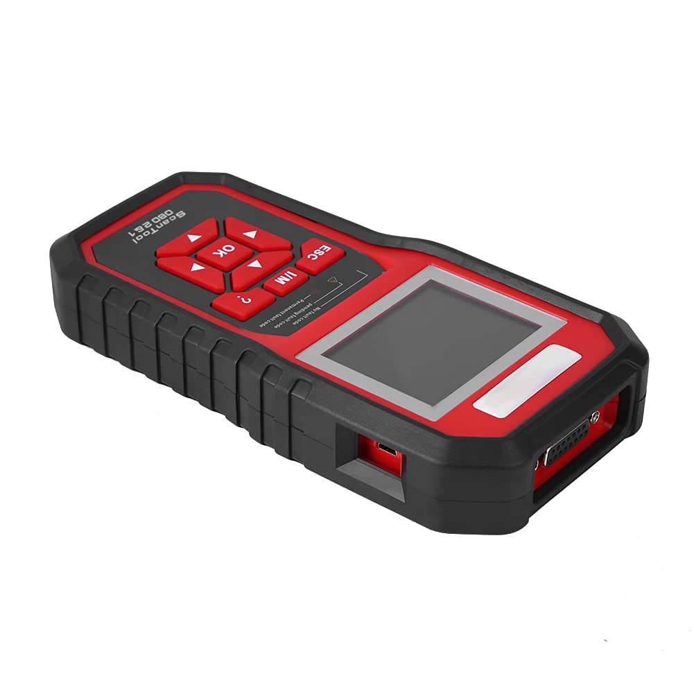 Lettore Codici OBD2 Diagnostico Auto, Scanner Diagnosi con Monitoraggio Emissioni e Sensori 5V/300mA per Veicoli EOBD