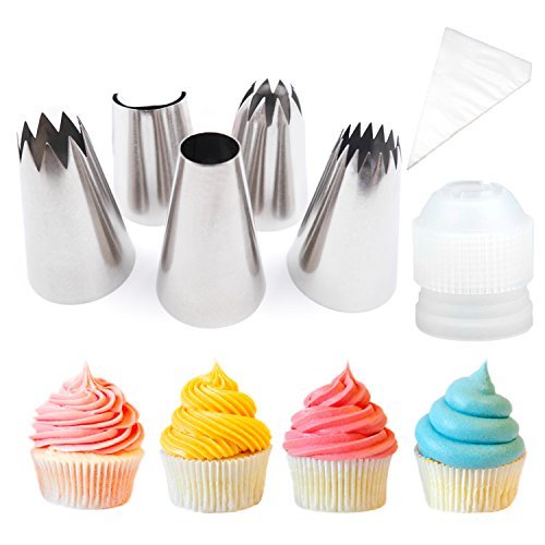 Icing and Piping tip for Birthday Cake Design Pack of 3