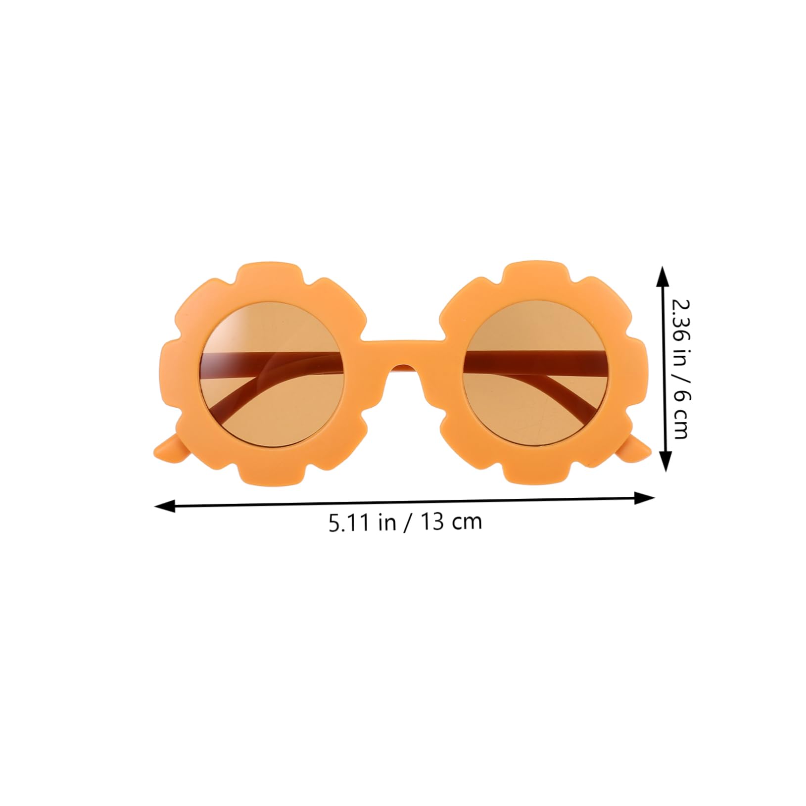 FOMIYES 3Pairs Sunflower Sunglasses Fun Eyeglasses for Cosplay Party Props Lightweight Durable for Boys Age UV Protection