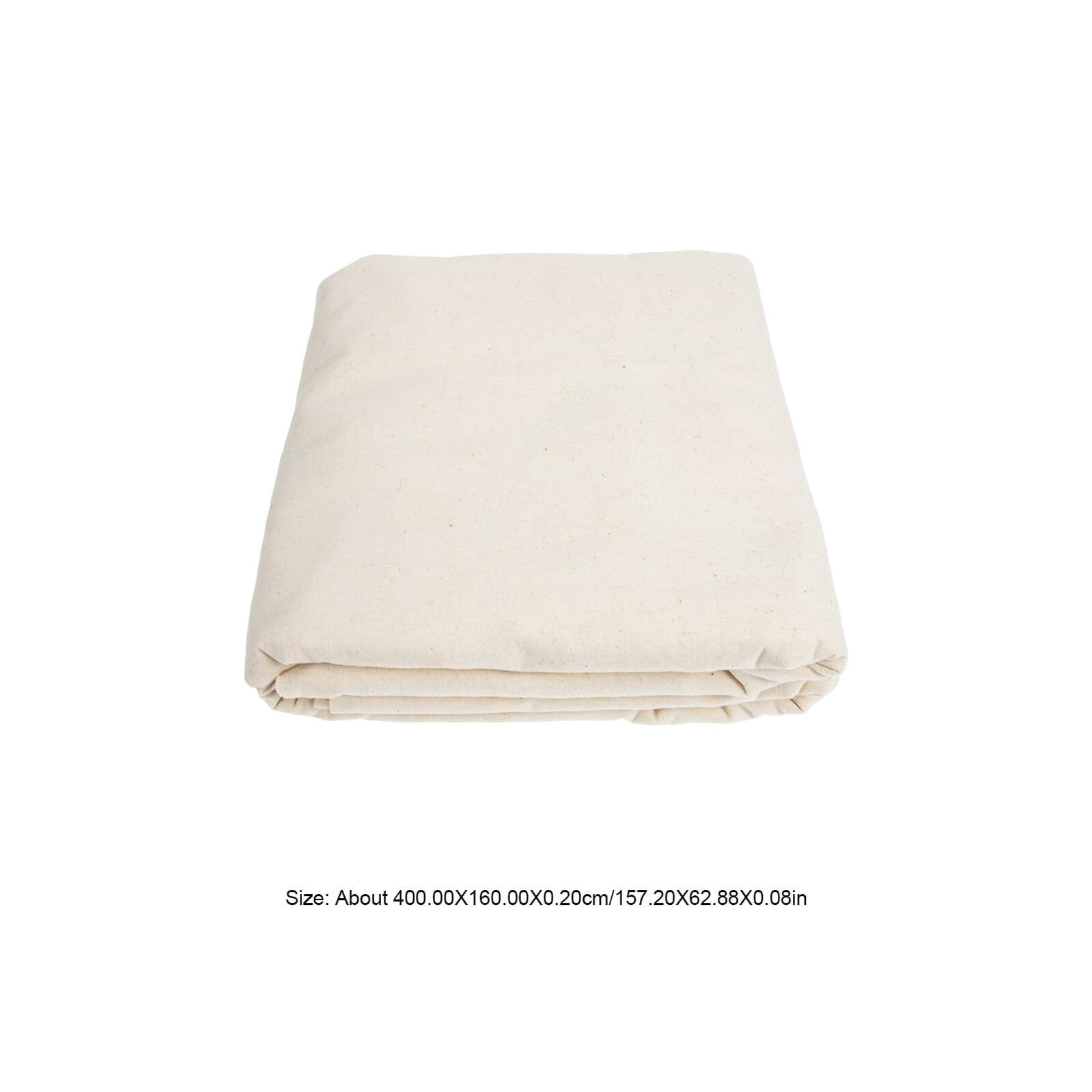 LIFKOME Copertura in Cotone Beige per Pavimenti e Mobili, Telo Lavabile Resistente per Protezione da Macchie, per Progetti Fai-da-te e Ristrutturazioni