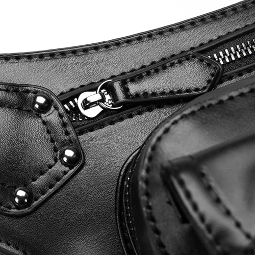 Pochette steampunk en cuir sac médiéval rétro pour costume punk - 7