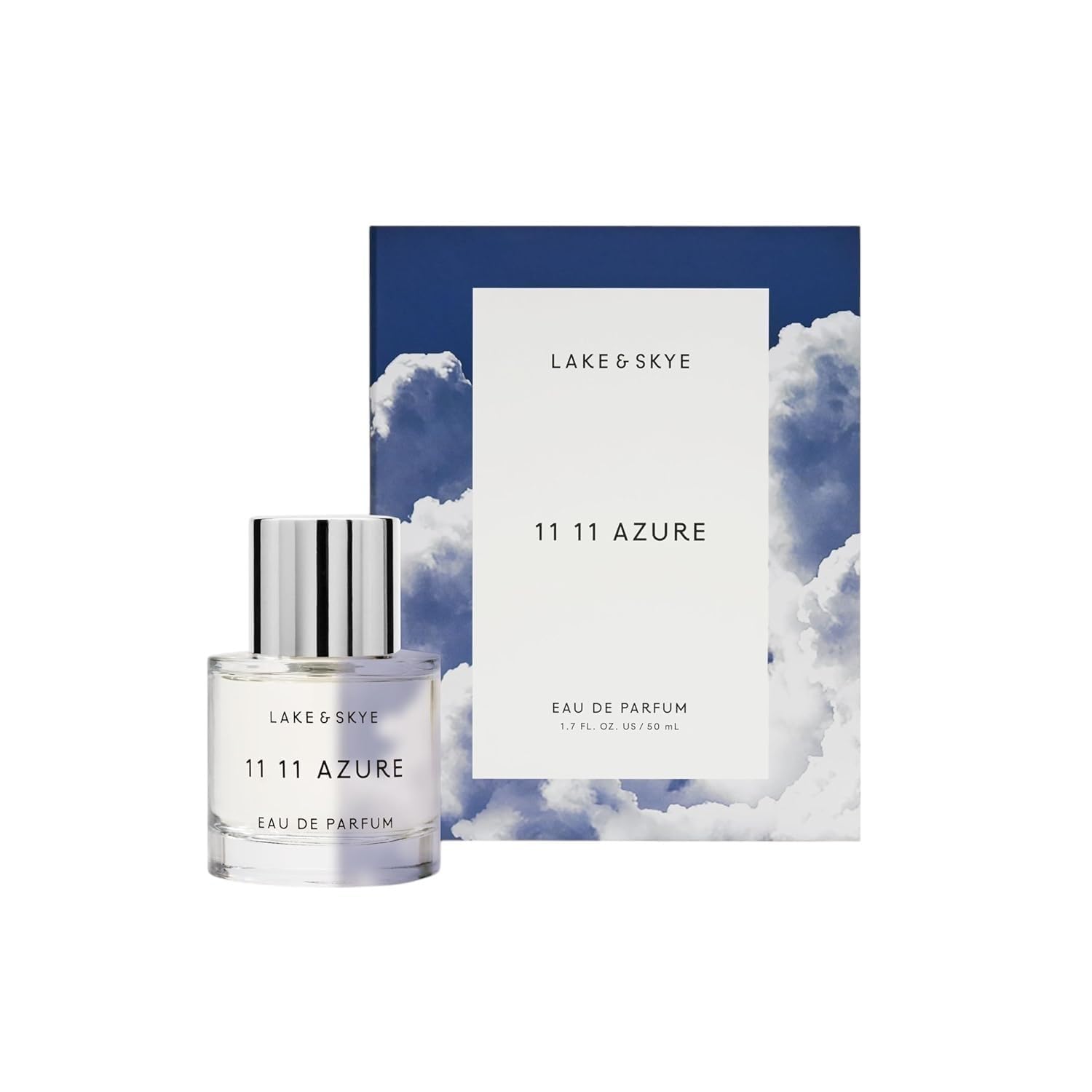 Lake & Skye 11 11 Azure Eau de Parfum Sample 0.06 fl oz (2ml) - Aquatic, Floral, Skin Mus…