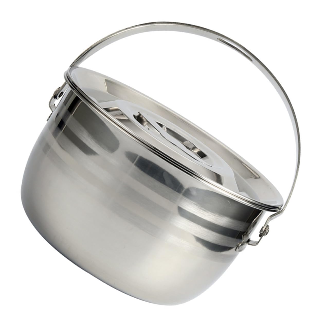 Marmite grosse capacité 21 cm Uonlytech avec fond robuste en inox épais