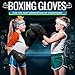 RDX Kids Boxing Gloves Sparring and Muay Thai Maya Hide Leather, Kara Patent Pending Junior Training Mitt for Kickboxing, Punching Bag, Focus Pads, MMA, Thai Pad, Double End Ball Punching Gloves