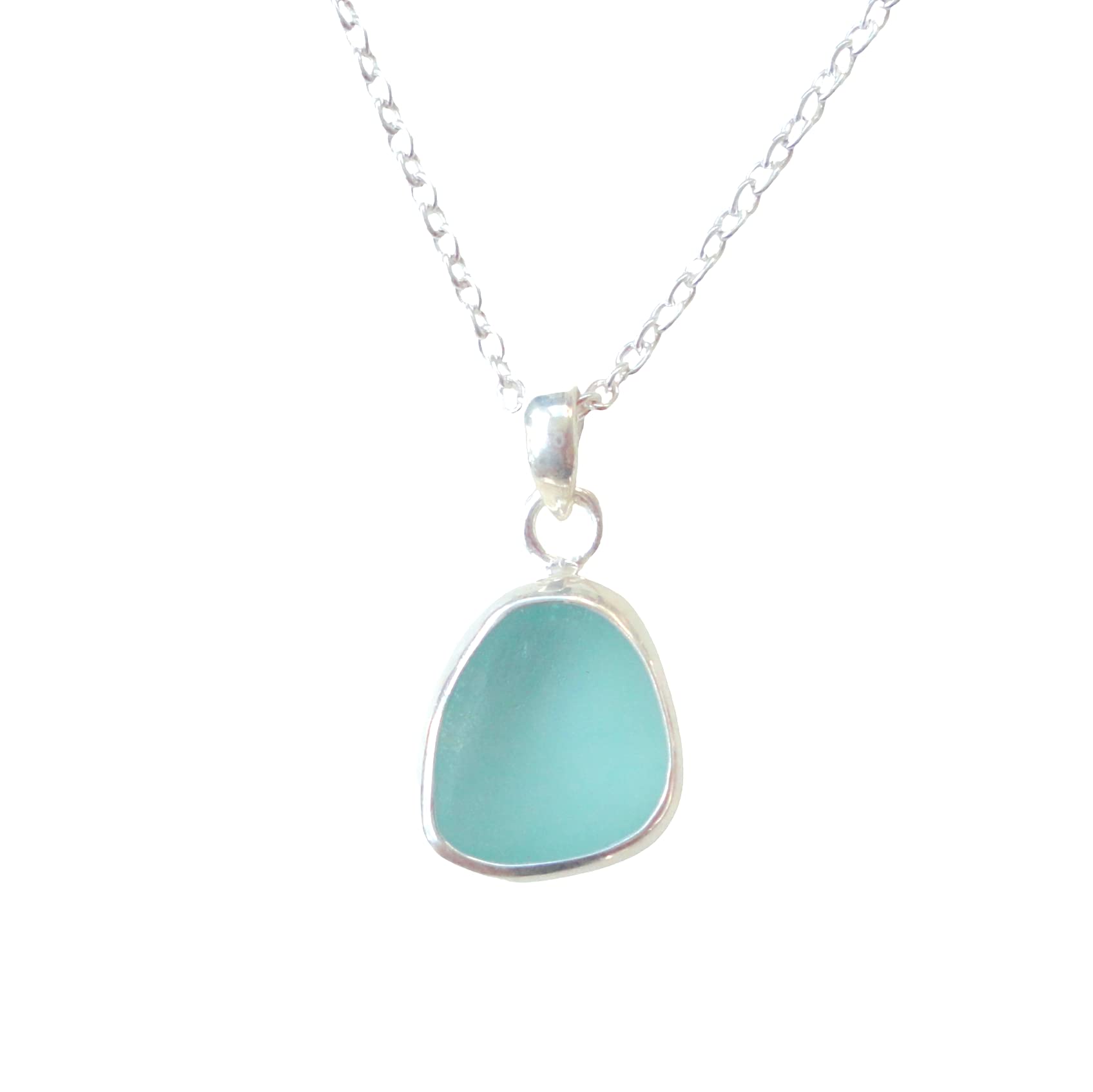 Petite Sea Glass Pendant Necklace
