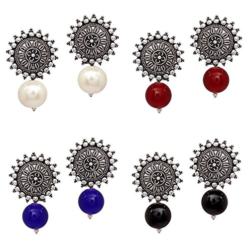 V L IMPEX Sun Shape With Silver Plated Oxidized Stud Drop earring Combo girls (B07FPCPFYK) Amazon Price History, Amazon Price Tracker