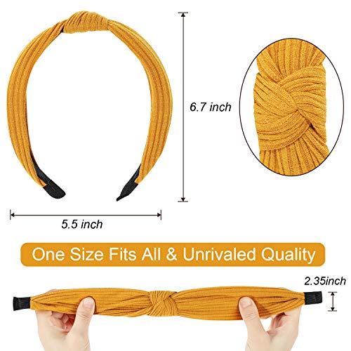 Tyfthui 10 Pcs Headbands For Women, Wide Headbands Knotted Headbands For Women, Headbands For Women Hair, Women Headbands Fashion Turban Headbands Hair Hoops Hair Accessories For Women And Girls #TOP1