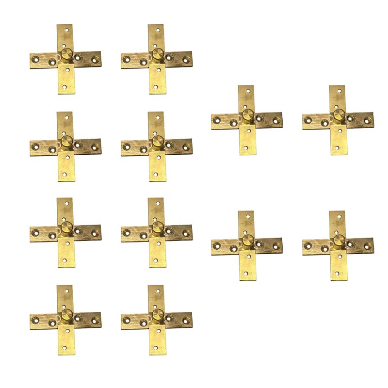 Adonai Hardware Azekah 360 Degree Rotation Brass Pivot Hinge (3.80", Natural Unlacquered - Central Axis) (Supplied as 12 Pieces per Pack) (B0BQYXCV55) Amazon Price History, Amazon Price Tracker