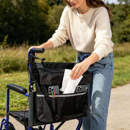 Sac de rangement pour fauteuil roulant et déambulateur imperméable - 3