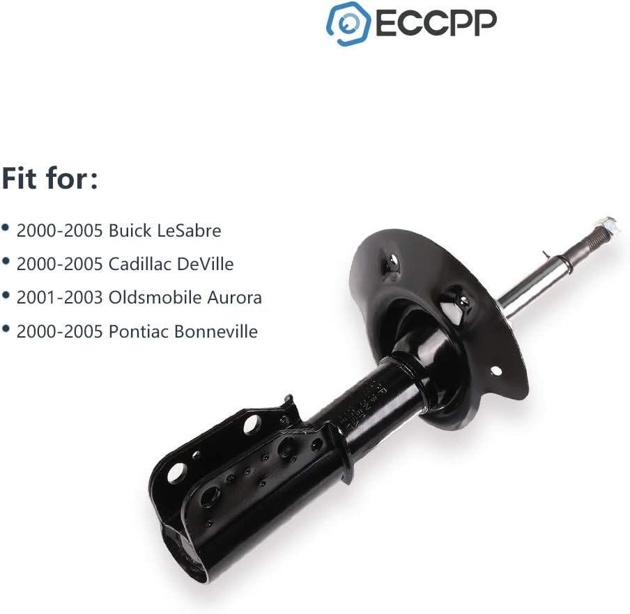 Front Shocks,ECCPP 2x Shocks Absorbers Kits Fits 2000-2005 for Buick LeSabre,2000-2005 for Cadillac DeVille,2001-03 for Oldsmobile Aurora,00 01 02 03 04 05 for Pontiac Bonneville 335037 Auto Shocks