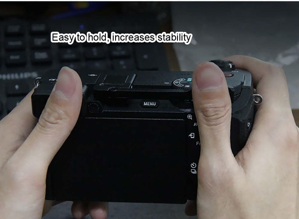 Amazon | ソニー Sony A6700カメラ対応の金属親指グリップフィンガー