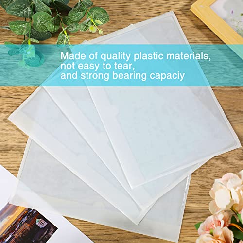 Image of Chinco 30 Pcs Self Adhesive Pockets, Bin Labels for Storage Bins, Clear Pocket Label Sleeves, Plastic Index Card Holder with Top Open for Organizing Bins Box Drawer(9.9 x 7 Inches)