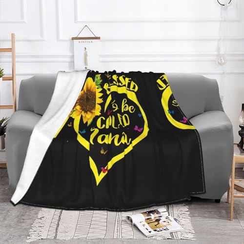 Couverture en flanelle super douce Nana OdDdot pour canapé