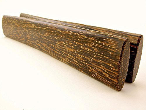Pea Patch Minstrel-style Tigerwood Rhythm Bones, Wide
