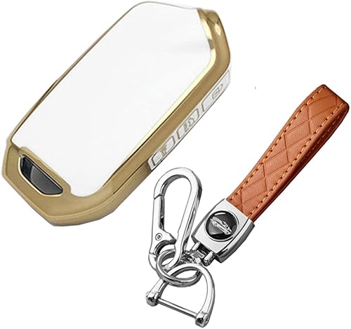 Miniatura 1 de ontto Funda para llavero Kia Stinger 2019 2020, funda de TPU para llave de coche para K900 2021 2022 con control remoto inteligente, piel duradera,