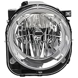Replacement Headlight For 2015-2018 Jeep Renegade Passenger Side CAPA Clear Lens Halogen