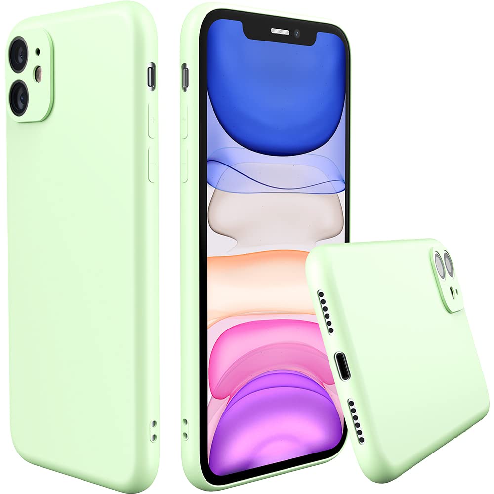 PeakallyCase compatible with iPhone 11, Soft TPU Cover Phone Case Matte Finish Slim Profile Phone Protectors Compatible with iPhone 11-Green