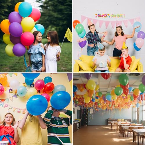 Gokyvei CAISEQIQIU Colorful Balloons 110Pcs 12-Inch Premium Colored Latex Balloon thumb #5