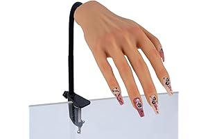 Lifelike Silicone Practice Hand for Acrylic Nails: Enhance Your Nail Art Skills