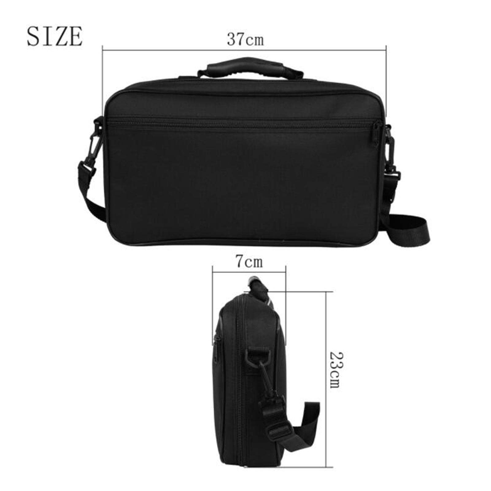 Concert - Funda de transporte para oboe con cremallera, resistente al agua, color negro