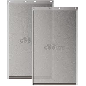 Cooute Haustiertür-Ersatzklappe Größe M, 2 Stück