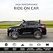Aosom 12V Toddler Ride On Car with Remote Control, Mercedes Benz AMG GLC63S Coupe, Electric Car with 2 Speed, MP3 Player, Light, Horn, Songs, Suspension, Black