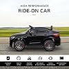 Aosom 12V Toddler Ride On Car with Remote Control, Mercedes Benz AMG GLC63S Coupe, Electric Car with 2 Speed, MP3 Player, Light, Horn, Songs, Suspension, Black