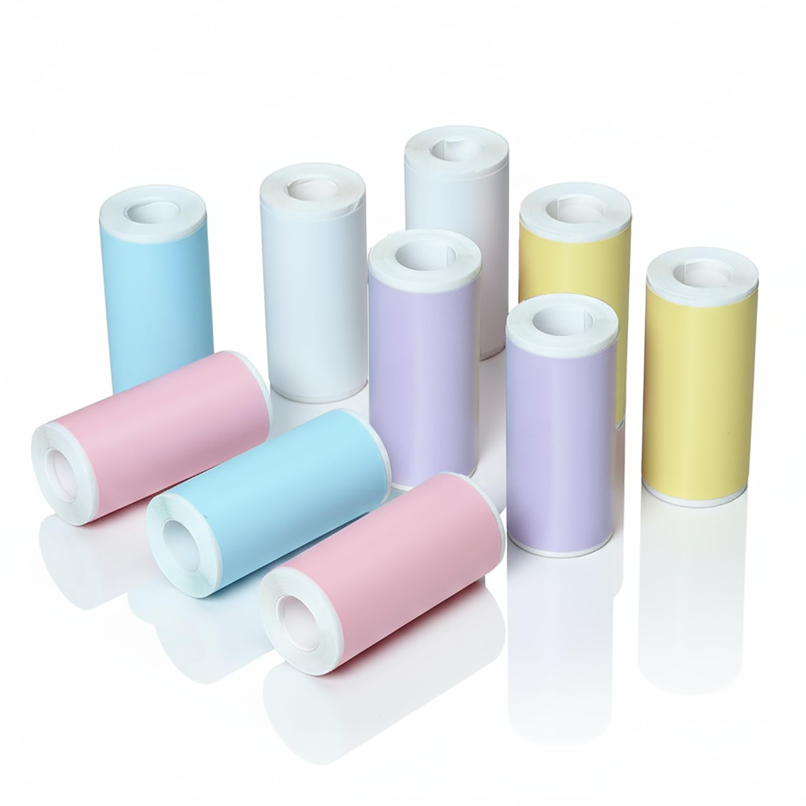 Photo 1 of 10 Pack Colorful Sticker Maker Refills Compatible with Hello Blink – DIY Sticker Paper for Kids Crafts, Scrapbooking, Journaling & Creative Art Projects