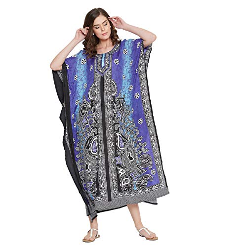 Oussum Kaftan Dresses for Women – Plus Size Moomoo Dresses, Bathing Suit Cover Up, Beach Cover Ups, Casual Maxi Kaftan4